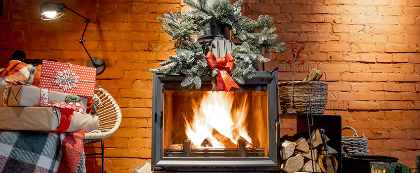 Travis Industries Linear Gas Fireplace Installation in Lynbrook, New York