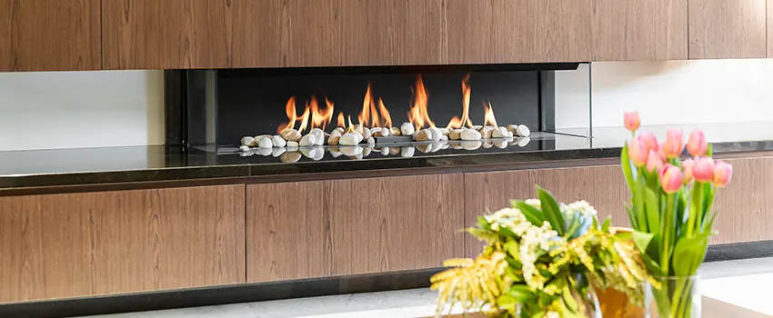 Double-height Fireplace Design Refurbishment in Lynbrook, New York