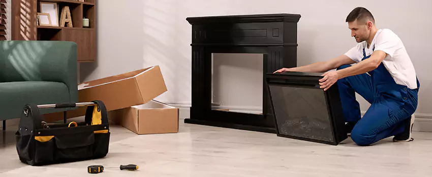 Old Rusted Metal Fireplace Repair And Replacement in Lynbrook, NY
